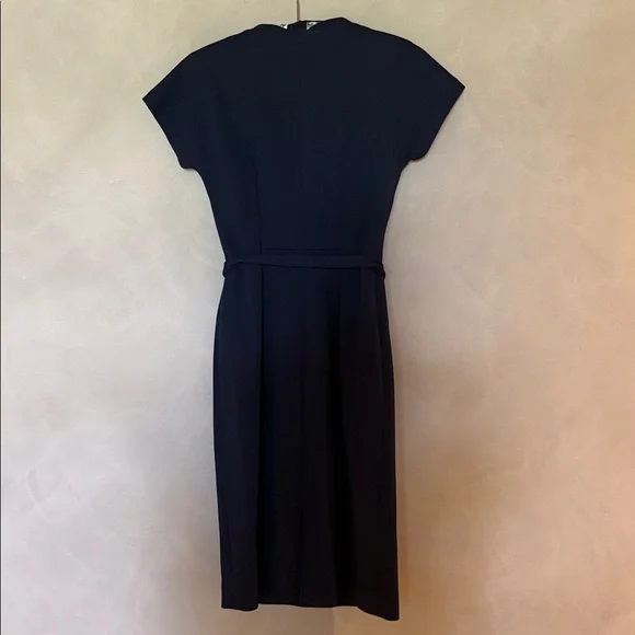 Diane Von Furstenberg Zip Front Sheath Dress size 2 - Picture 3 of 5